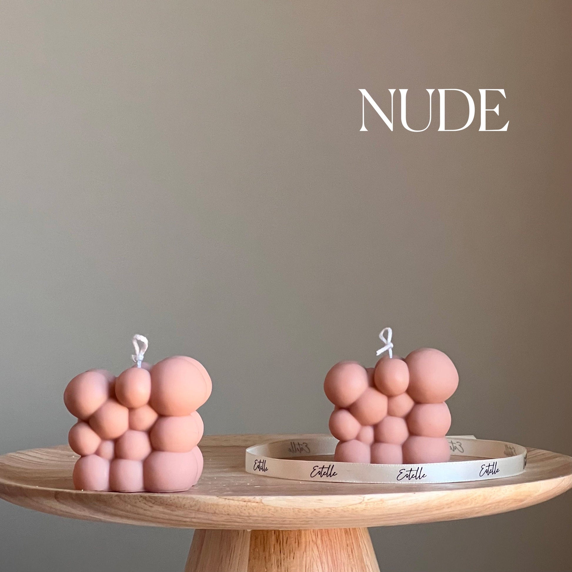 Irregular Bubble Cube Candle-1