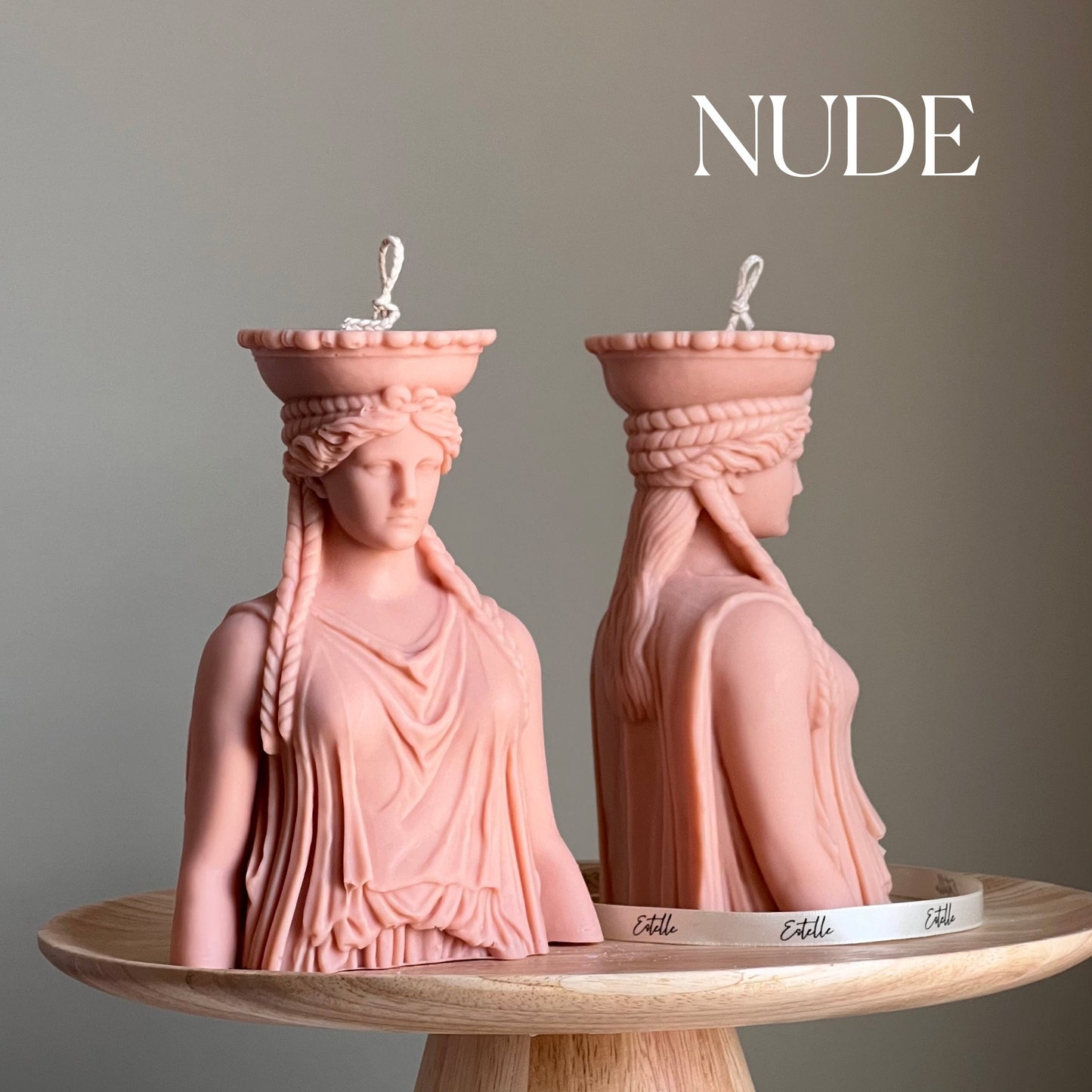 Caryatid Statue Candle-2