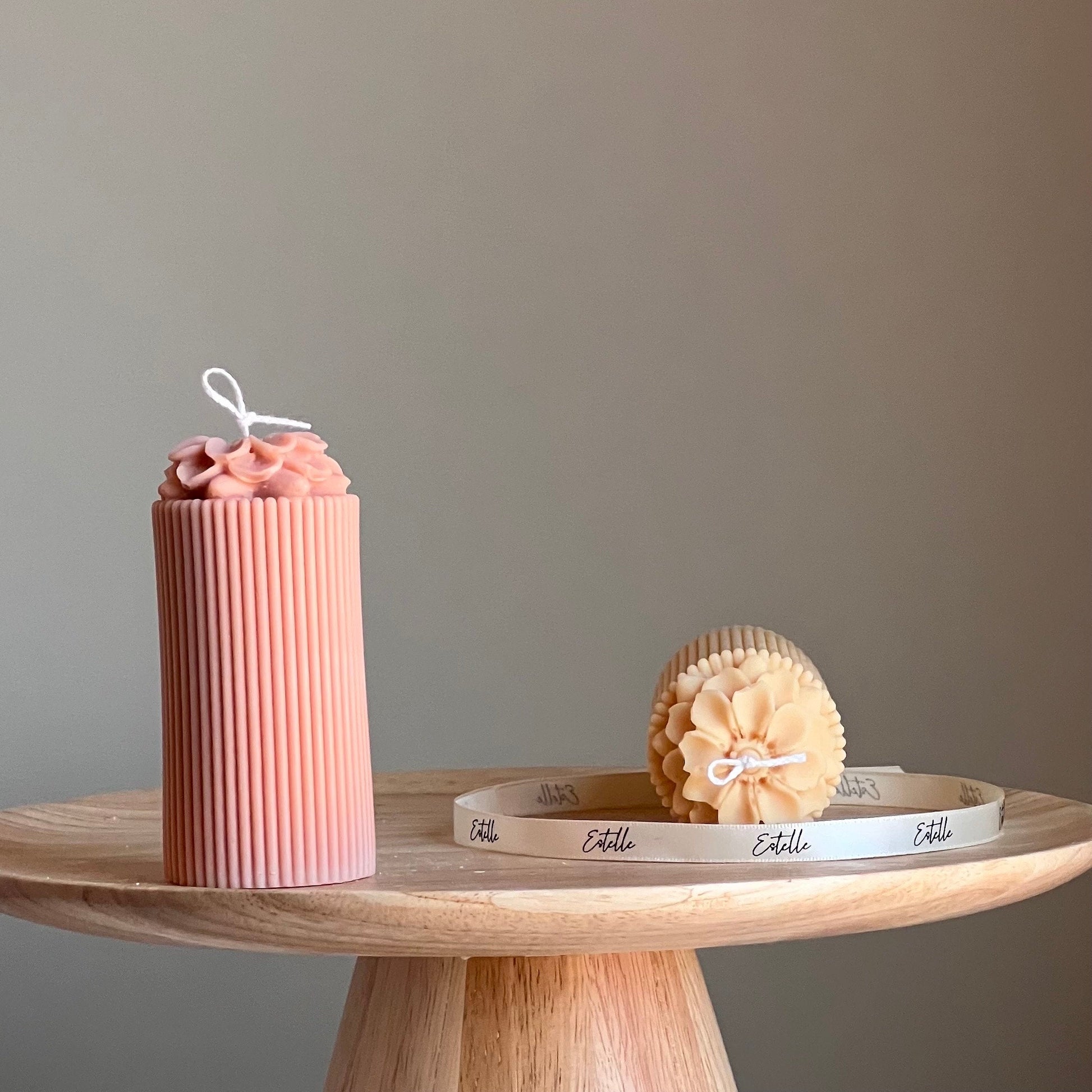 Flower Pillar Candle-1