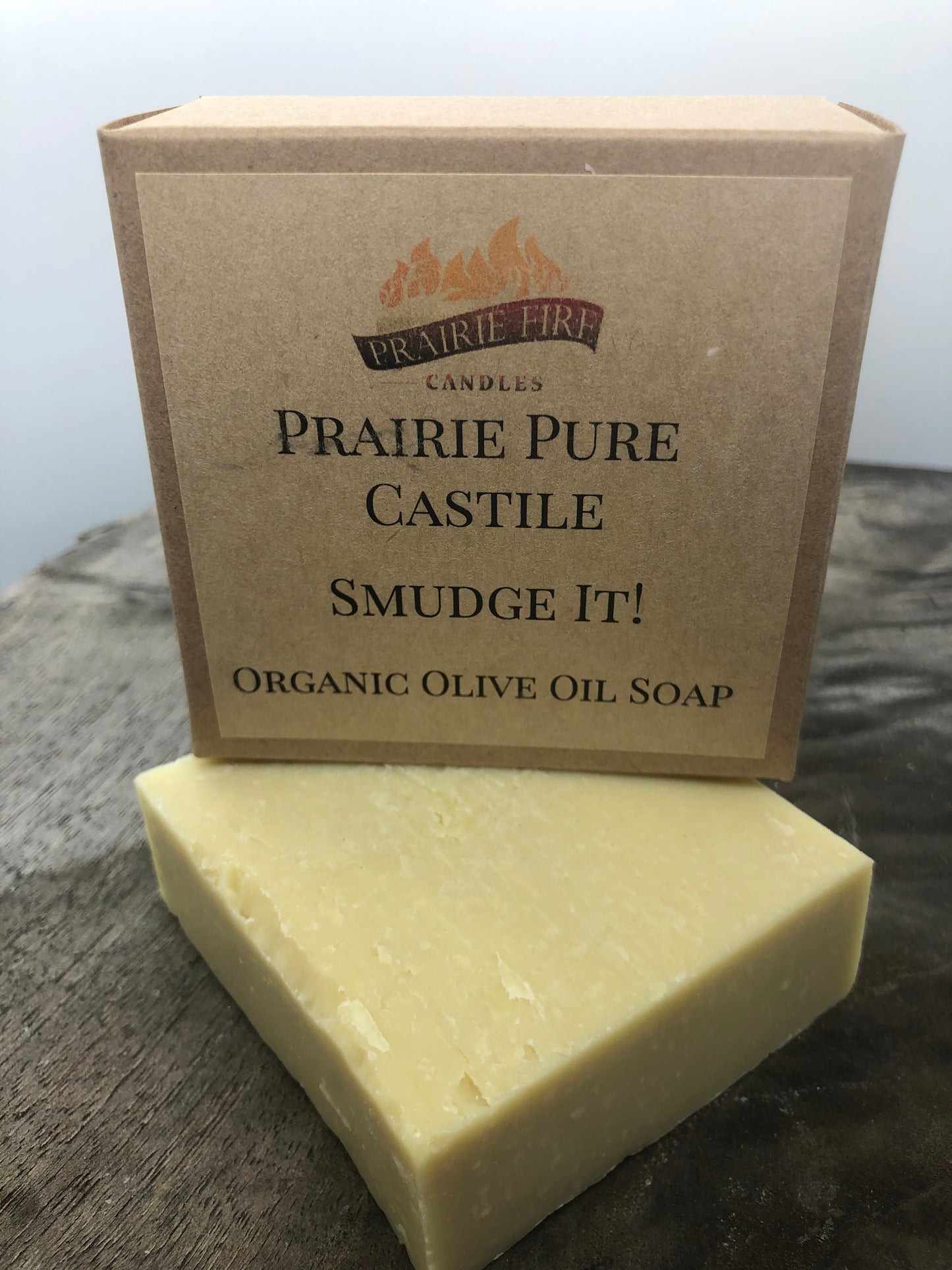 Smudge it! Real Castile Organic Olive Oil Soap for Sensitive Skin - Dye Free - 100% Certified Organic Extra Virgin Olive Oil-1
