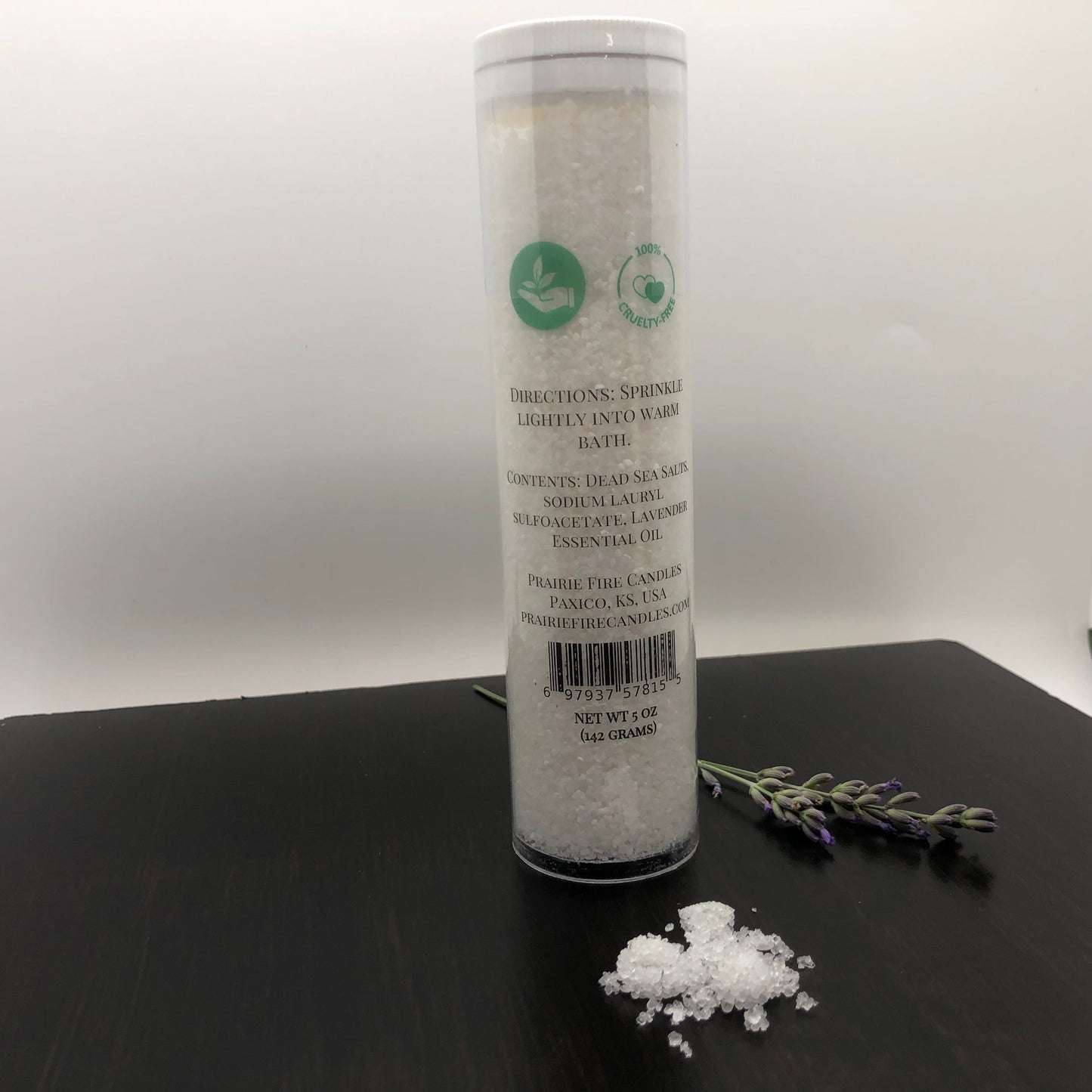 Lavender Dead Sea Bath Salts - 5oz (Prairie Lavender)-1