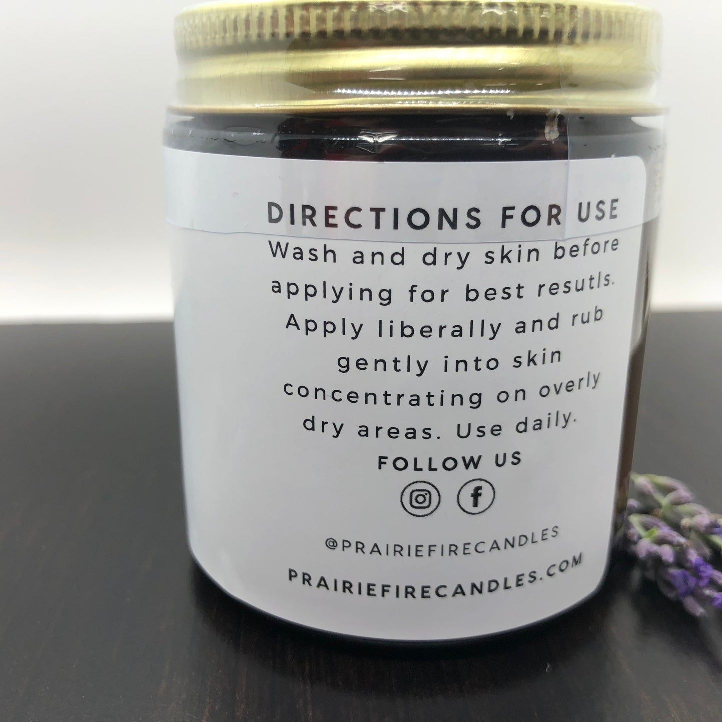 Lavender Body Butter - 4 oz (Prairie Lavender)-2