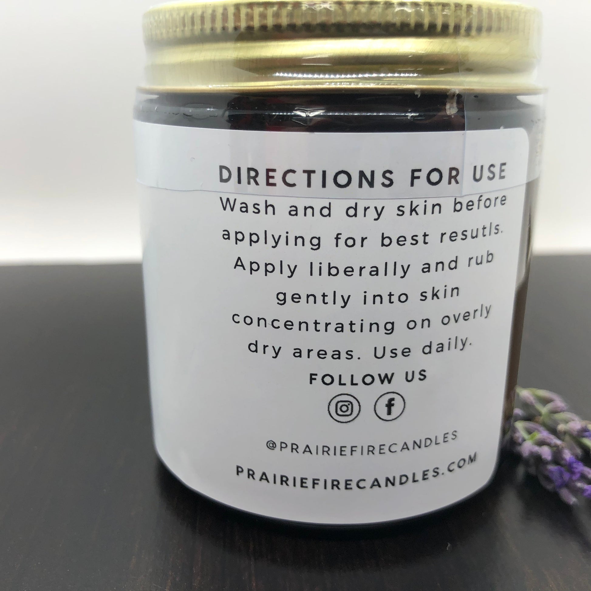 Lavender Body Butter - 4 oz (Prairie Lavender)-2