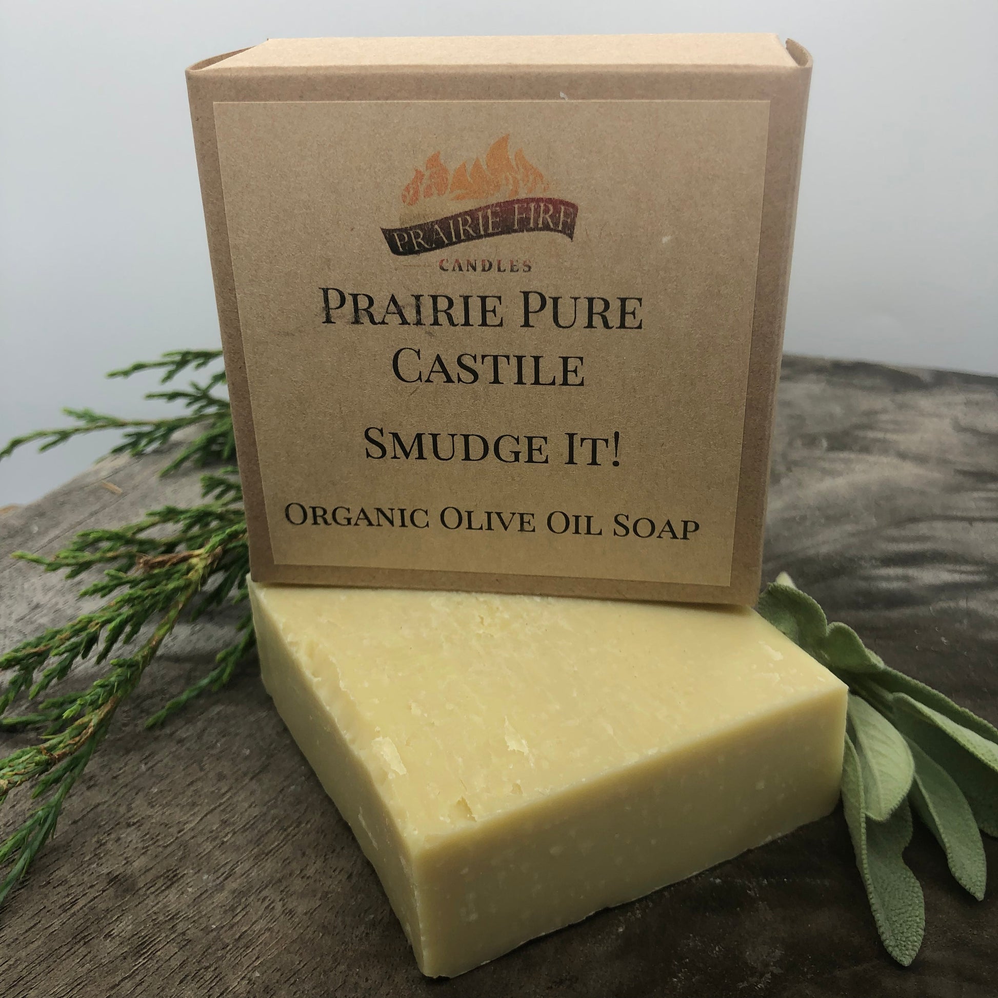 Smudge it! Real Castile Organic Olive Oil Soap for Sensitive Skin - Dye Free - 100% Certified Organic Extra Virgin Olive Oil-2