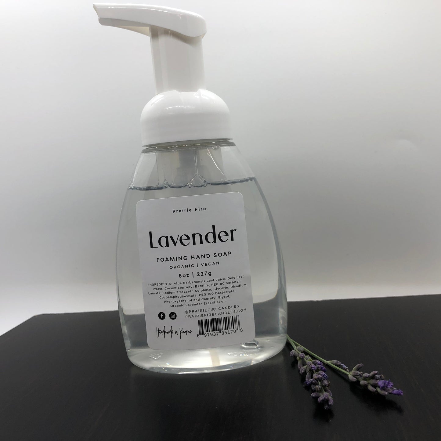 Lavender Foaming Hand Soap 8 oz (Prairie Lavender)-0