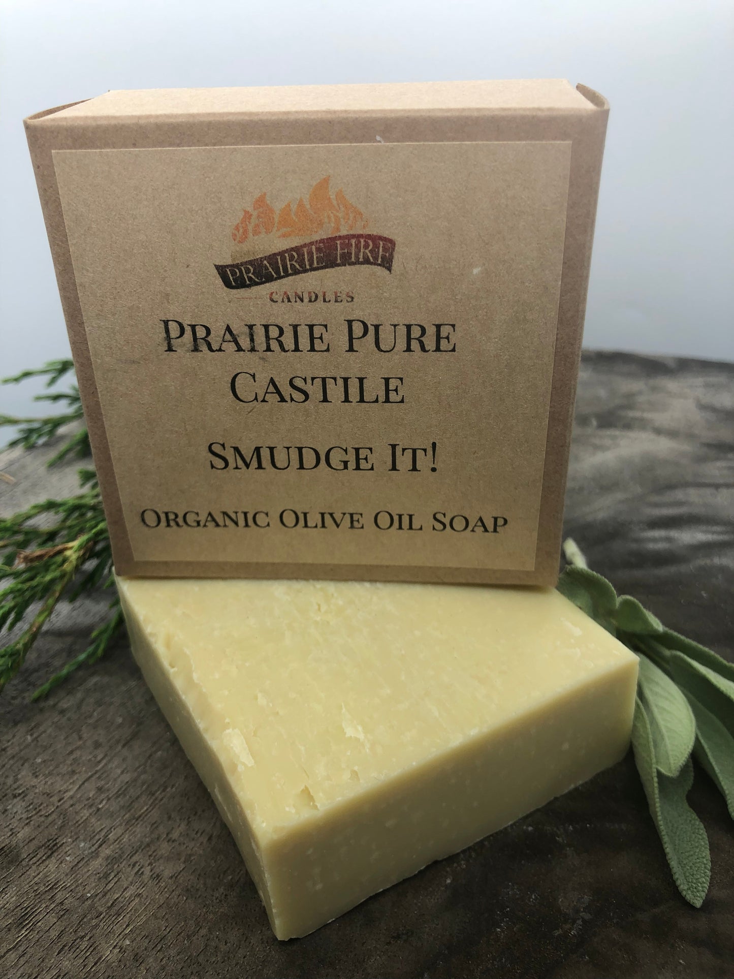 Smudge it! Real Castile Organic Olive Oil Soap for Sensitive Skin - Dye Free - 100% Certified Organic Extra Virgin Olive Oil-3