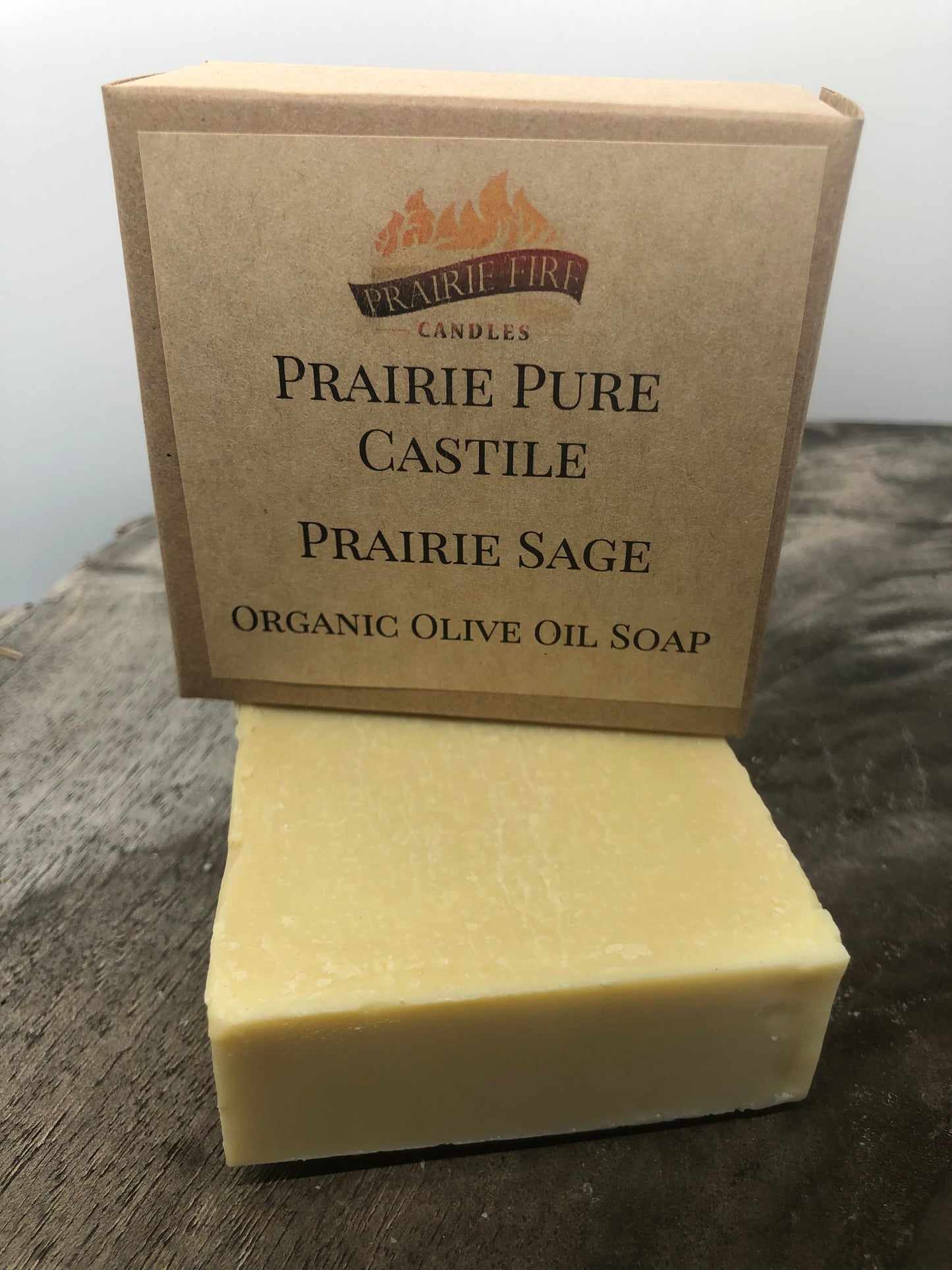 Prairie Sage Real Castile Organic Olive Oil Soap for Sensitive Skin - Dye Free - 100% Certified Organic Extra Virgin Olive Oil-3