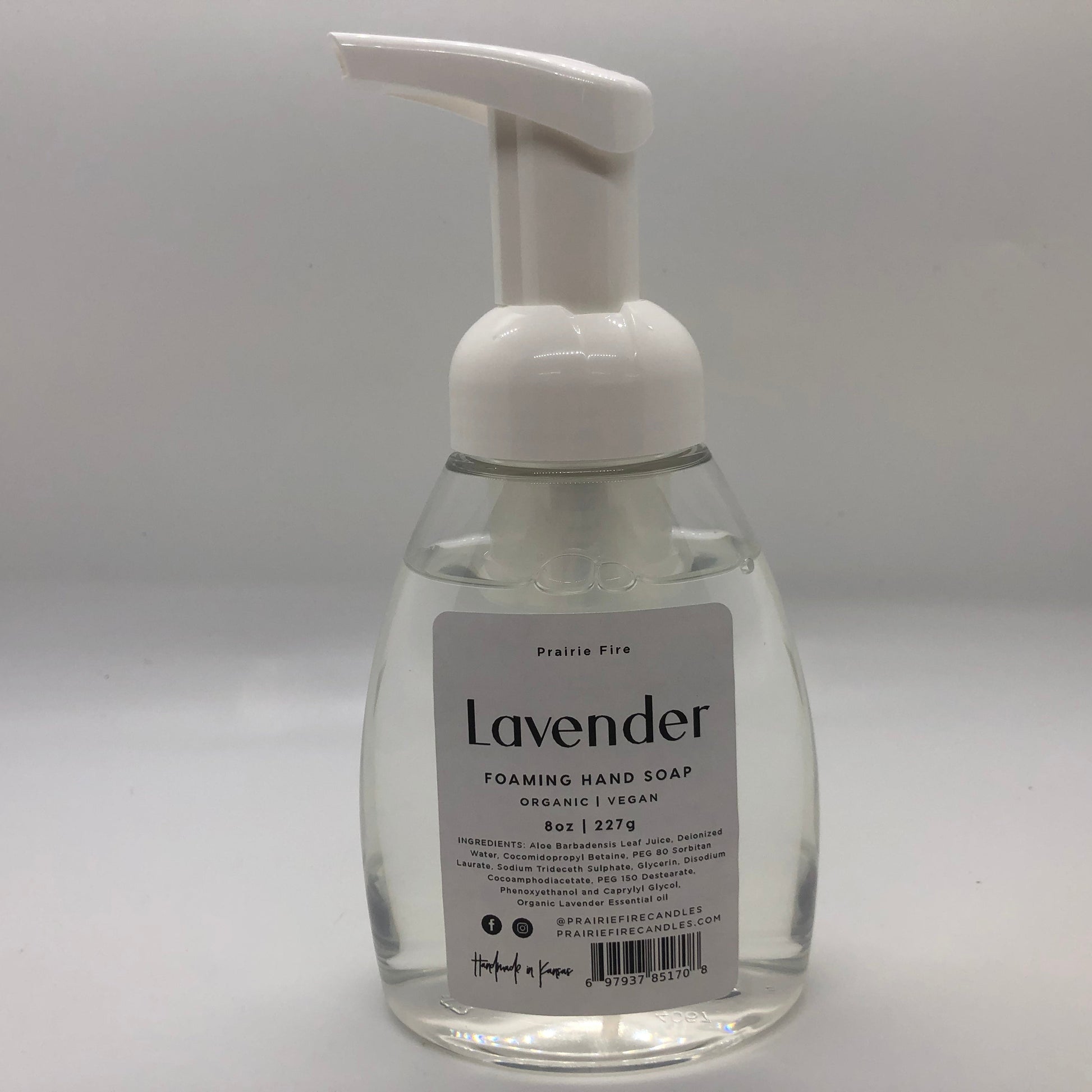 Lavender Foaming Hand Soap 8 oz (Prairie Lavender)-3