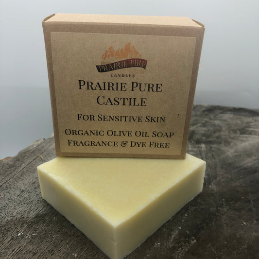 Pure Real  Castile Organic Olive Oil Soap for Sensitive Skin - Fragrance Free and Dye Free - 100% Certified Organic Extra Virgin Olive Oil-0