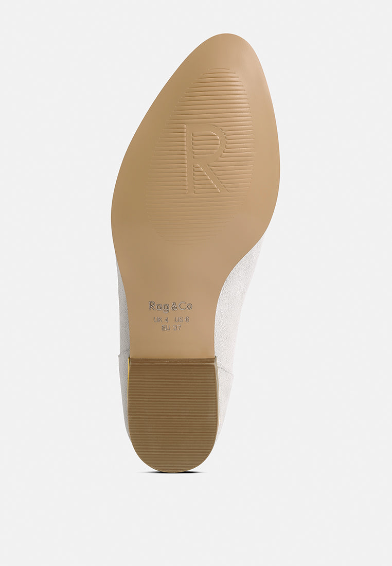 ricka chain embellished loafers-4