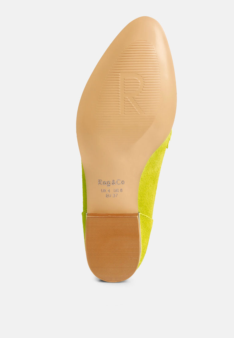 ricka chain embellished loafers-9